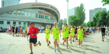 В Донецке прошел Олимпийский день бега (фото)