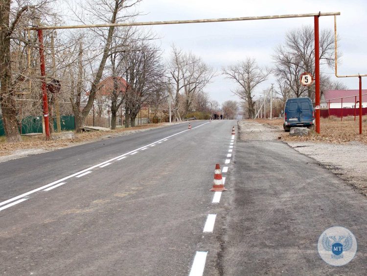 Завершён ремонт дороги Великая Новоселовка — Амвросиевка