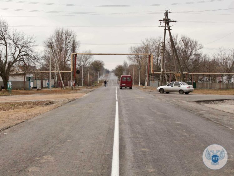 Завершён ремонт дороги Великая Новоселовка — Амвросиевка