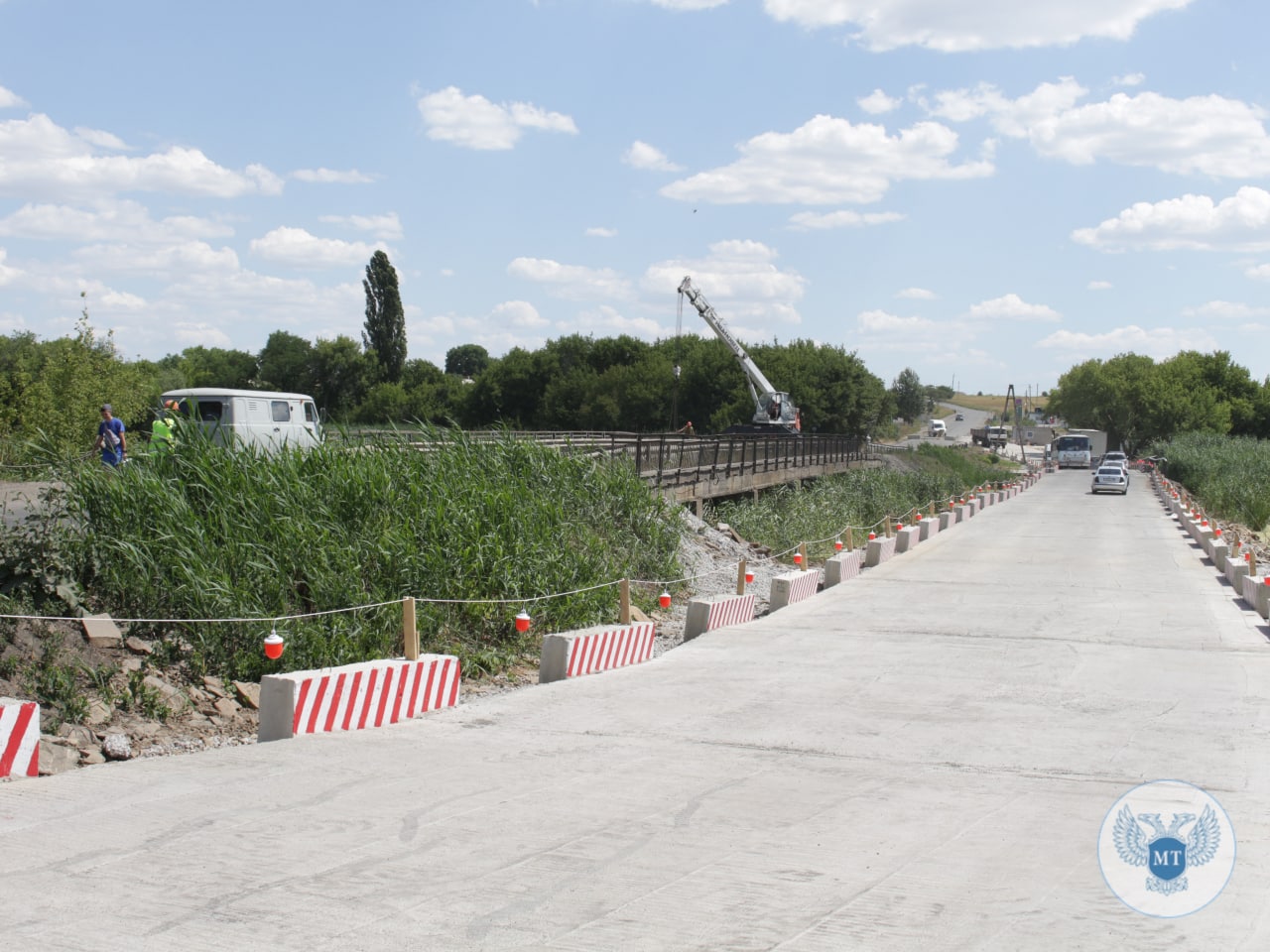 В Нижней Крынке налажено движение в объезд разрушенного моста | Все о ДНР