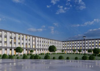 Военные строители с опережением графика возводят в Мариуполе многофункциональный медицинский комплекс ФМБА