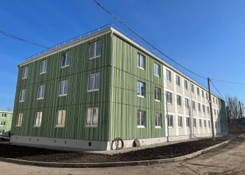 В Жовтневом районе Мариуполя подходит к концу строительство жилого дома