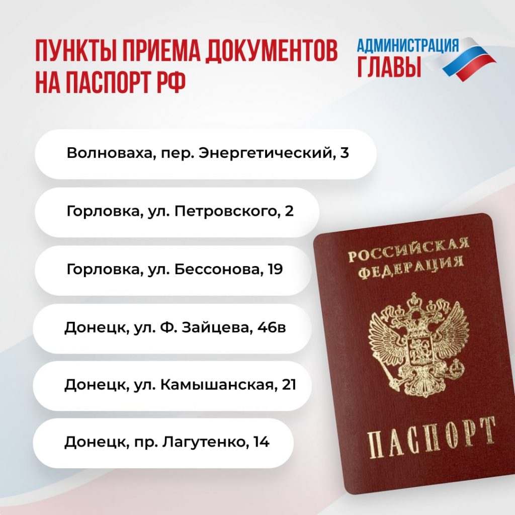 размер фото на российский паспорт 2023