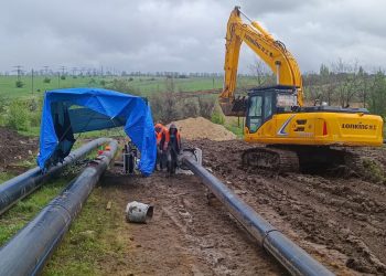 Продолжается строительство нового водовода «Кипучая Криница — Старобешево»