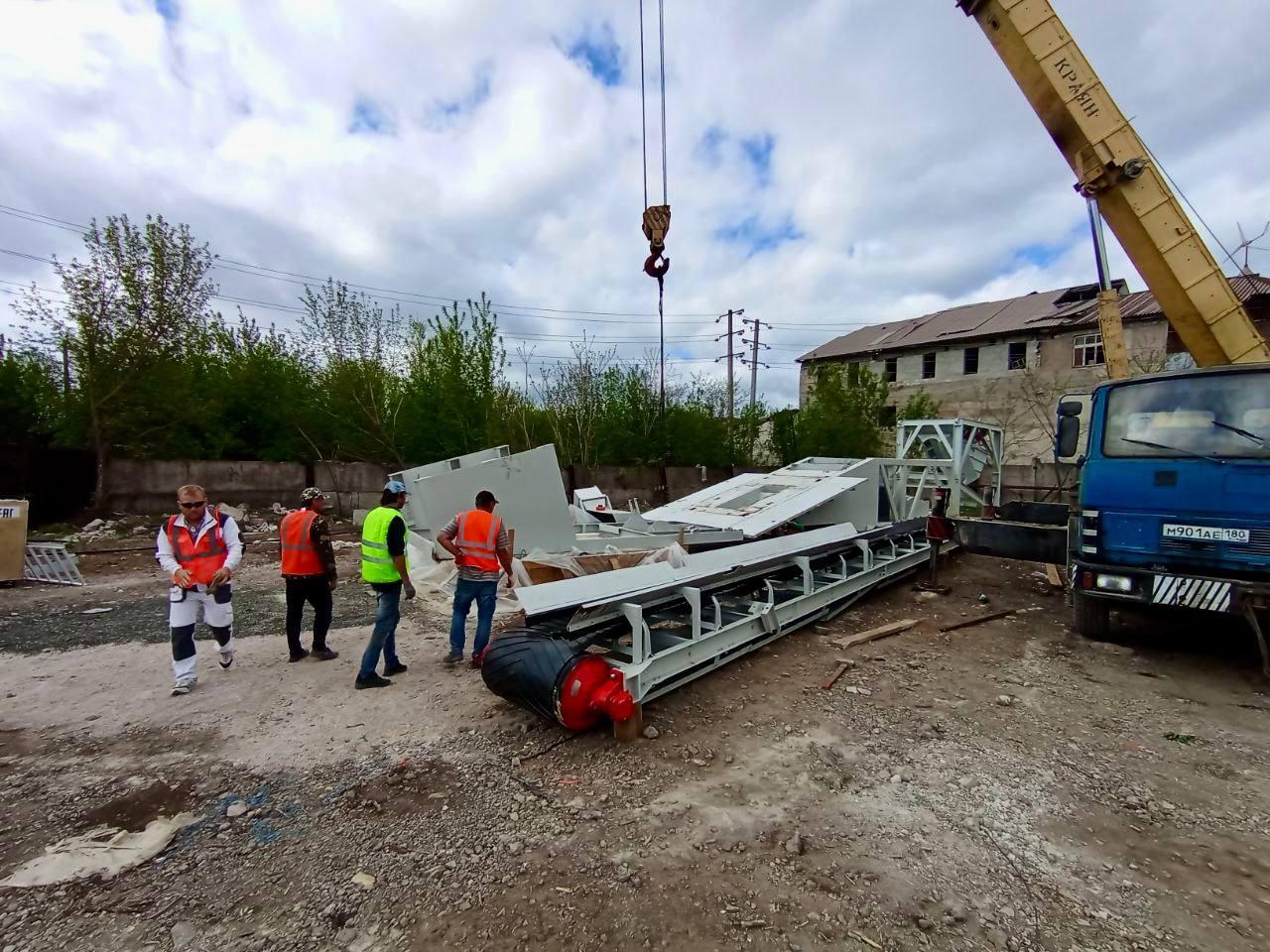 На бетонном заводе в Мариуполе запустили новую растворобетонную установку  мощностью 90 куб. метров/час | Все о ДНР