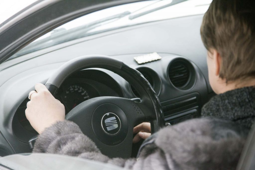 машина, руль