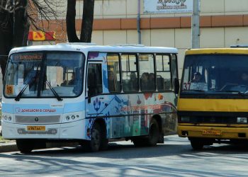 автобус 19 и 37 в ДонецкЕ, общественный транспорт ДНР