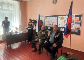Ветераны-защитники Донбасса провели урок мужества для школьников