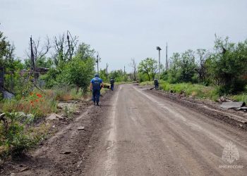 В Красногоровке восстановлено электроснабжение первых жилых домов