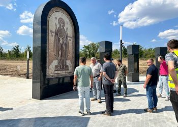 На «Донецком море» завершается строительство мемориального комплекса