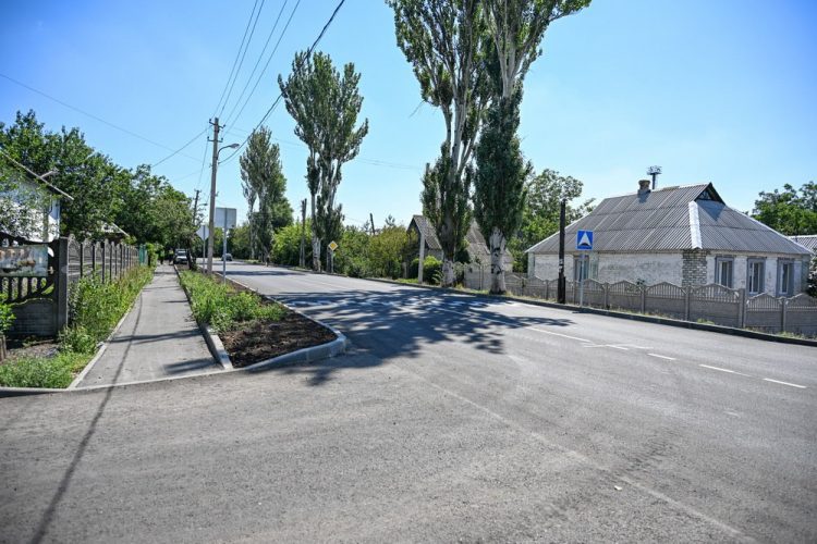 С 2022 года в Дебальцево восстановили почти 190 тысяч квадратных метров дорог