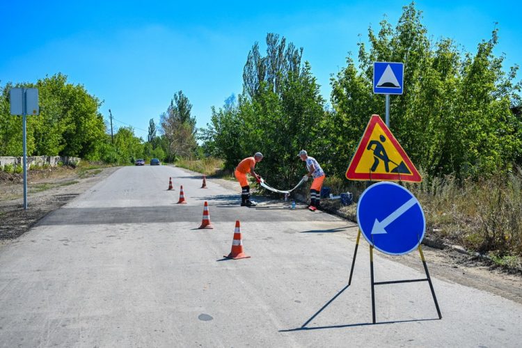 С 2022 года в Дебальцево восстановили почти 190 тысяч квадратных метров дорог