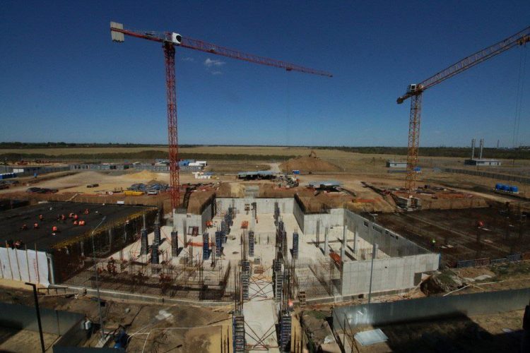 В Мариуполе продолжается строительство многопрофильного медцентра ФМБА