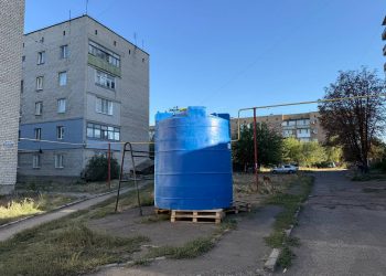 В Иловайске устанавливают дополнительные ёмкости для набора воды