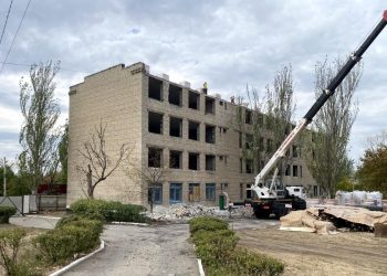 В Торезском медицинском колледже начался капитальный ремонт учебного корпуса