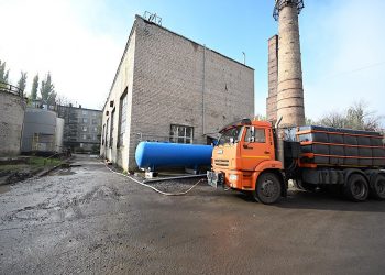 В Пролетарском районе Донецка запустили обновленную котельную