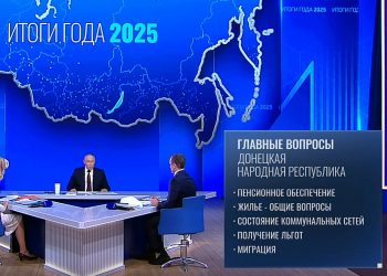 Названы топ-5 самых частых тем вопросов, которые направили жители ДНР на прямую линию Президента