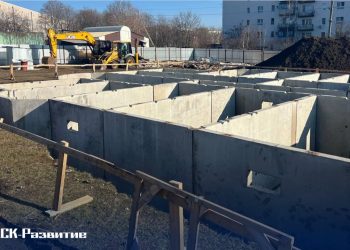 Новый жилой дом на 70 квартир строят в Тельманово