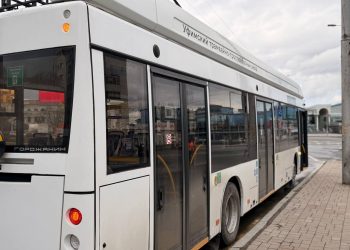 В Донецк привезли троллейбус нового поколения «Горожанин» с увеличенным автономным ходом