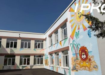 Строители завершили основной объем восстановления детского сада «Веселка» в Мариуполе