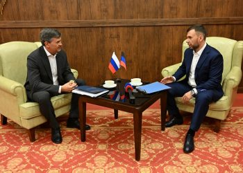 Денис Пушилин обсудил с ректором РАНХиГС подготовку управленческих кадров для ДНР