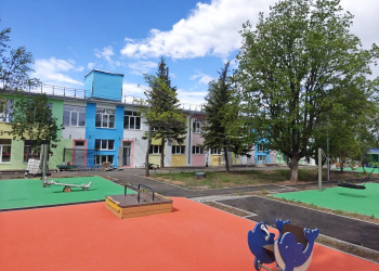 В пригороде Мариуполя завершается восстановление детского сада «Журавушка»